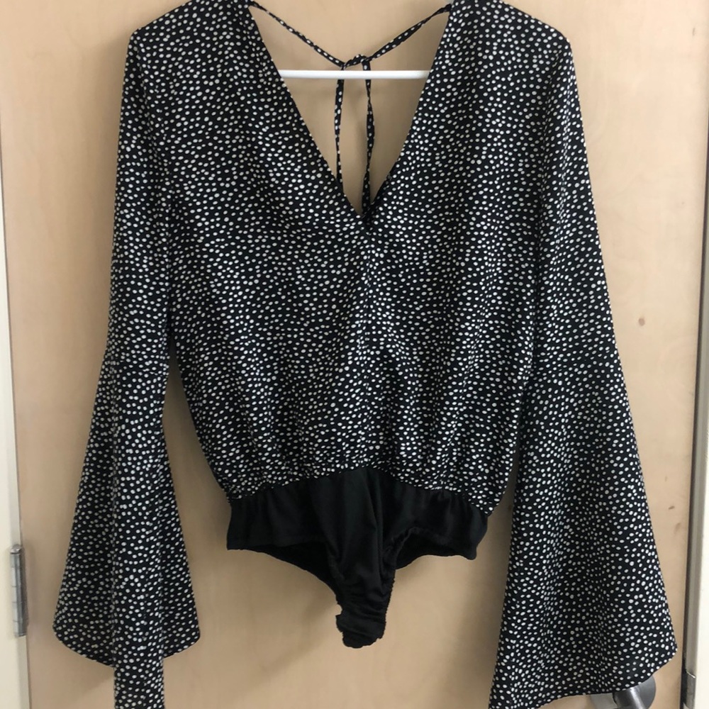 Polka dot bodysuit